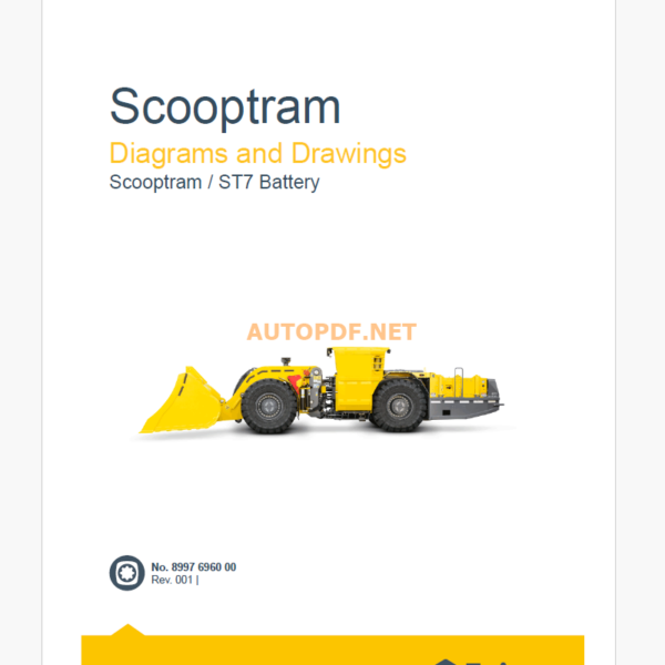 Epiroc Scooptram ST7 Battery Diagrams and Drawings Manual