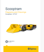 Epiroc Scooptram ST7LP Battery Diagrams and Drawings Manual