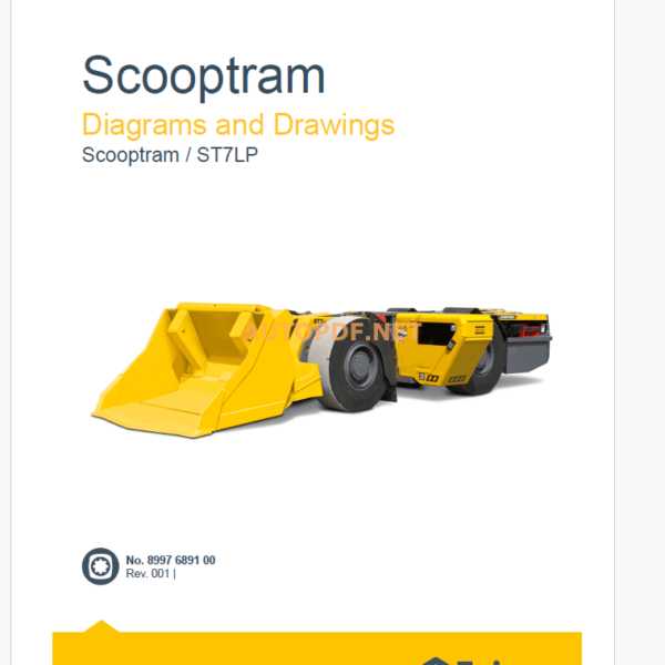 Epiroc Scooptram ST7LP Battery Diagrams and Drawings Manual