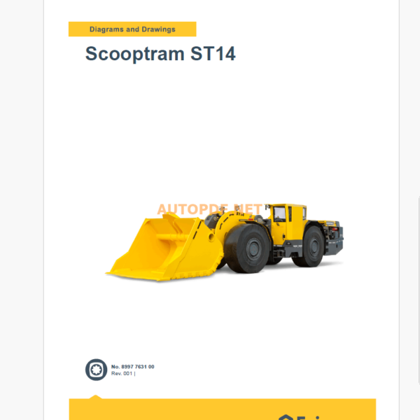 Epiroc Scooptram ST14 Diagrams and Drawings Manual