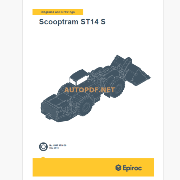 Epiroc Scooptram ST14 S Diagrams and Drawings Manual