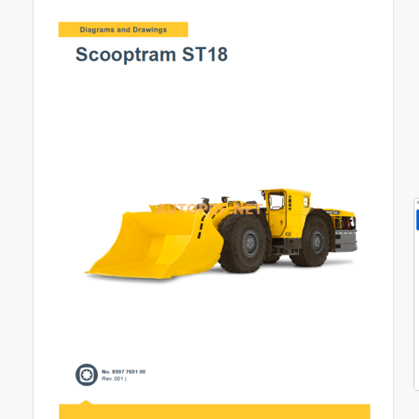 Epiroc Scooptram ST18 Diagrams and Drawings Manual