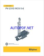 Epiroc PV-231D RCS 5.4 Pit Viper Control System Manual