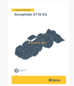 Epiroc Scooptram ST18 SG Diagrams and Drawings Manual