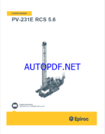 Epiroc PV-231E RCS 5.6 Pit Viper Control System Manual (2)