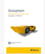 Epiroc Scooptram ST1030LP Diagrams and Drawings Manual