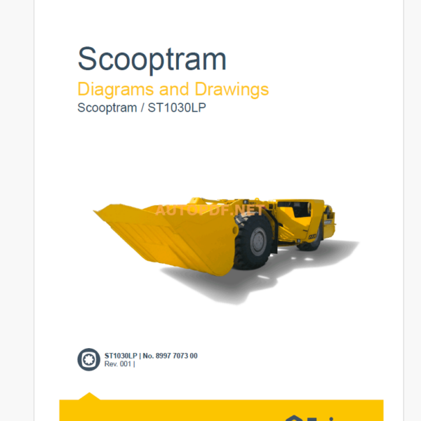 Epiroc Scooptram ST1030LP Diagrams and Drawings Manual