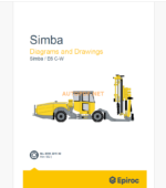 Epiroc Simba/EA C-W Diagrams and Drawings Manual