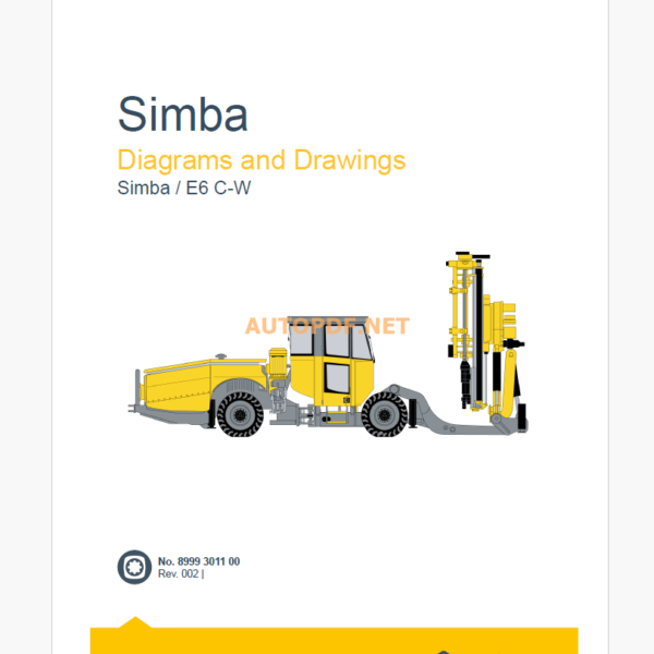 Epiroc Simba/EA C-W Diagrams and Drawings Manual