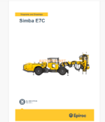 Epiroc Simba E7C Diagrams and Drawings Manual