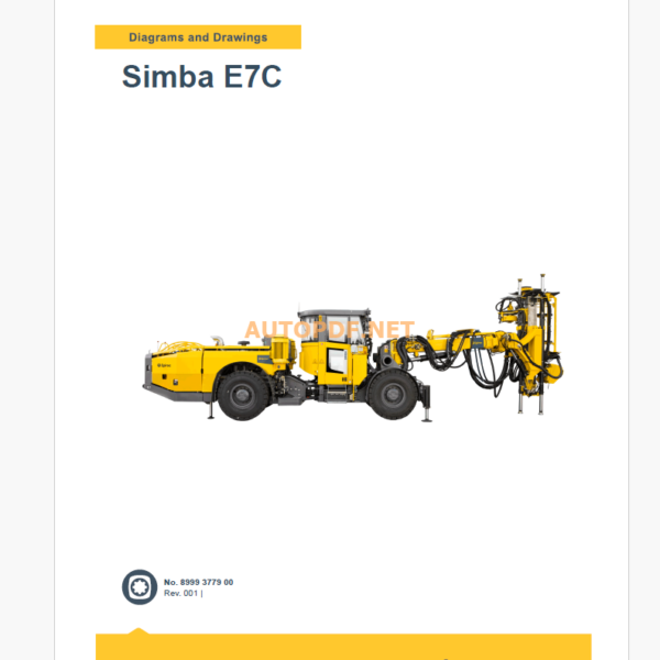 Epiroc Simba E7C Diagrams and Drawings Manual