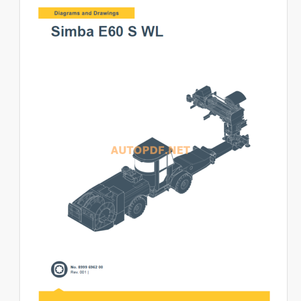 Epiroc Simba E60 S WL Diagrams and Drawings Manual