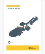 Epiroc Simba ME7 C Diagrams and Drawings Manual