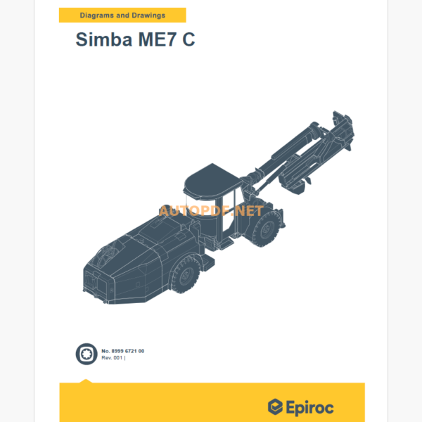 Epiroc Simba ME7 C Diagrams and Drawings Manual