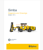 Epiroc Simba S7 C Diagrams and Drawings Manual