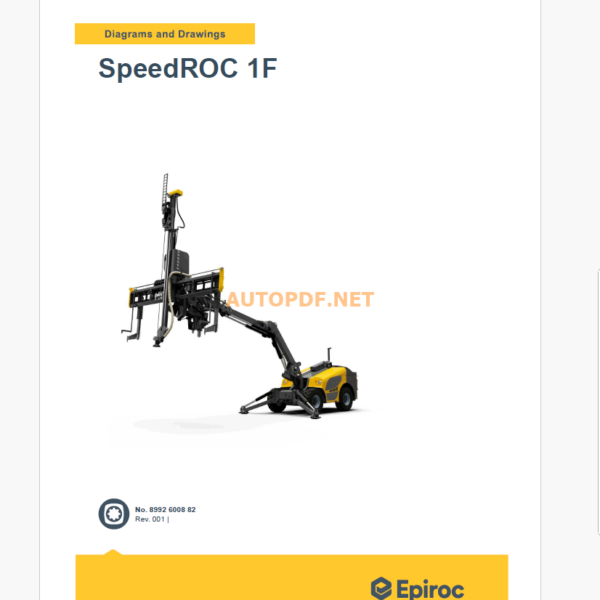 Epiroc SpeedROC 1F Diagrams and Drawings Manual