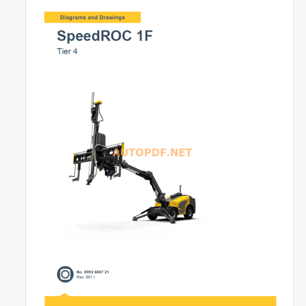 Epiroc SpeedROC 1F Diagrams and Drawings Manual