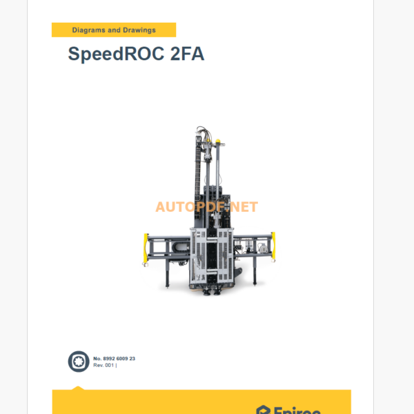 Epiroc SpeedROC 3F Diagrams and Drawings Manual