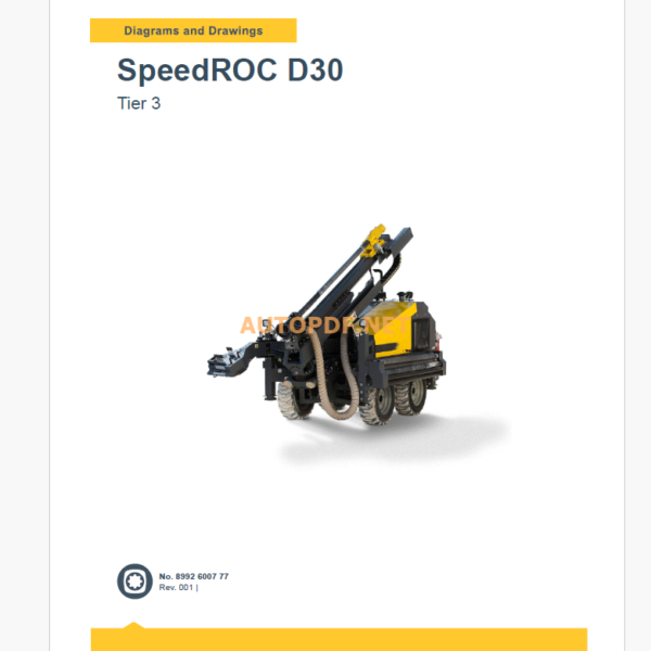 Epiroc SpeedROC D30 Diagrams and Drawings Manual