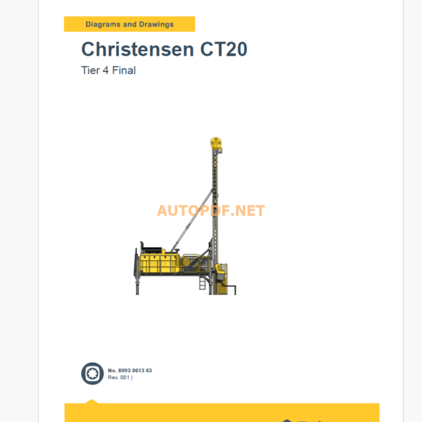 Epiroc Christensen CS14 Diagrams and Drawings Manual