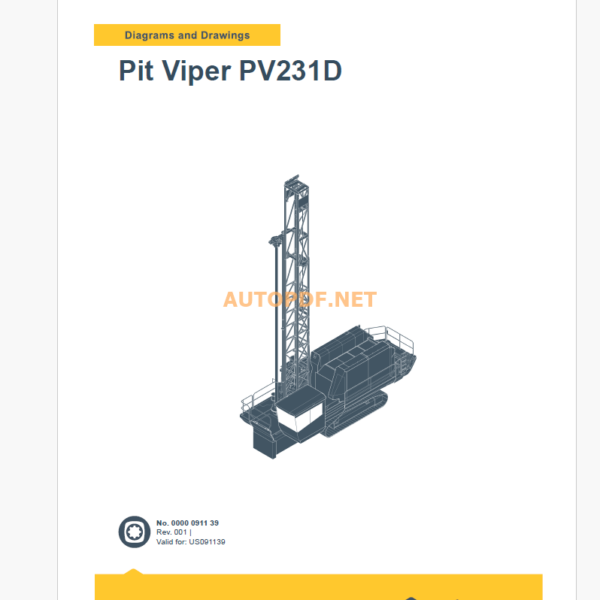 Epiroc Pit Viper PV231D ÖDiagrams and Drawings Manual