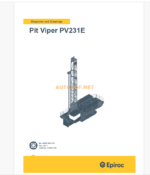 Epiroc Pit Viper PV231E ÖDiagrams and Drawings Manual