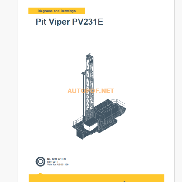 Epiroc Pit Viper PV231E ÖDiagrams and Drawings Manual