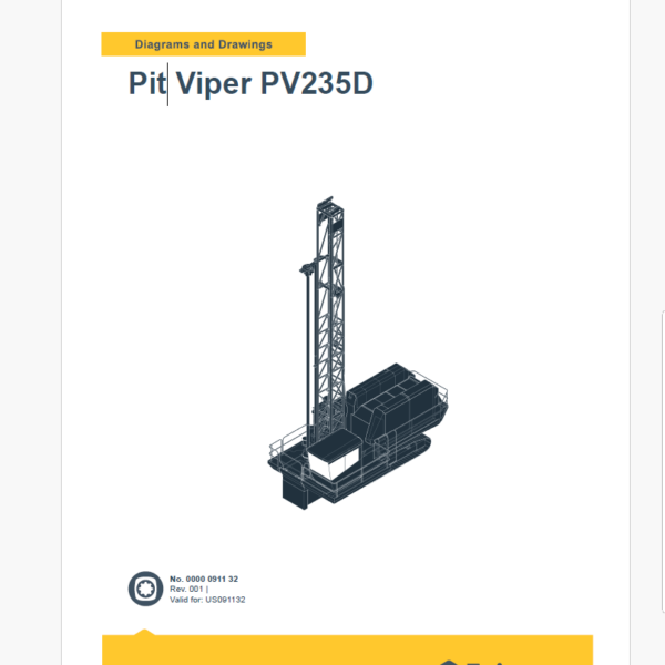 Epiroc Pit Viper PV235D ÖDiagrams and Drawings Manual