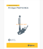 Epiroc Pit Viper PV271D RCS Diagrams and Drawings Manual