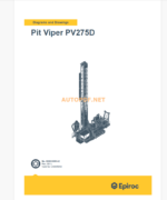 Epiroc Pit Viper PV275D Diagrams and Drawings Manual