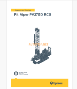 Epiroc Pit Viper PV275D RCS Diagrams and Drawings Manual