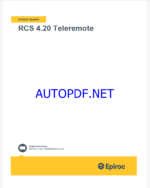 Epiroc RCS 4.20 Teleremote Control System Manual