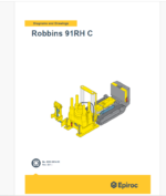 Epiroc Robbins/91RH C Diagrams and Drawings Manual