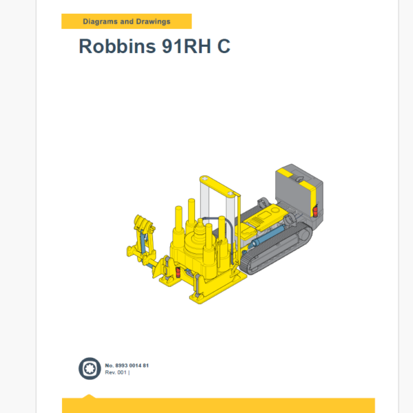Epiroc Robbins/91RH C Diagrams and Drawings Manual