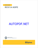 Epiroc RCS 5.4 ADPE Control System Manual