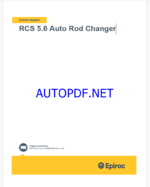 Epiroc RCS 5.6 Auto Rod Changer Control System Manual