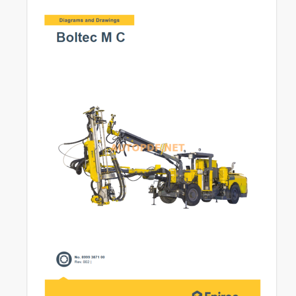 Epiroc Boltec M C Diagrams and Drawings Manual