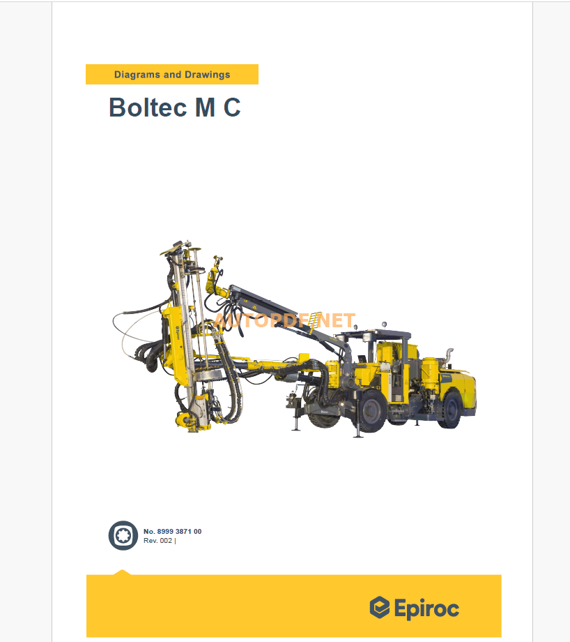 Epiroc Boltec M C Diagrams and Drawings Manual