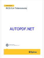 Epiroc RCS 5.4 Teleremote Control System Manual