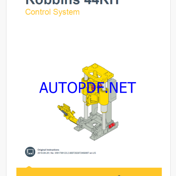 Epiroc Robbins 44RH Control System Manual