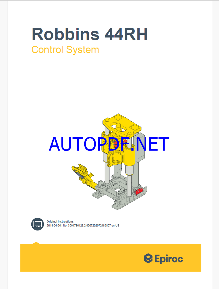 Epiroc Robbins 44RH Control System Manual