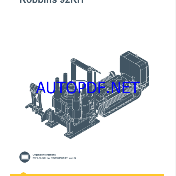 Epiroc Robbins 92RH Control System Manual