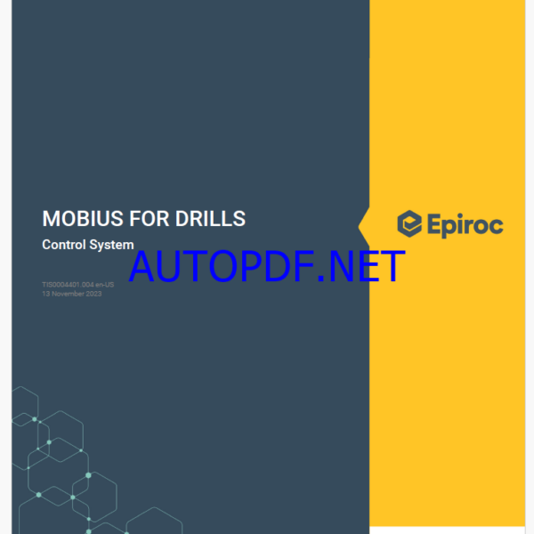 Epiroc MOBIUS FOR DRILLS Control System Manual