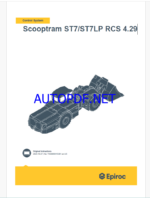 Epiroc Scooptram ST7 and ST7LP RCS 4.29 Control System Manual