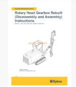 Epiroc AirROC D35 SH Component Removal and Installation Instructions