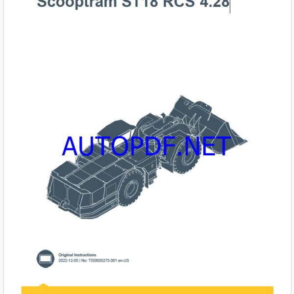 Epiroc Scooptram ST18 RCS 4.28 Control System Manual