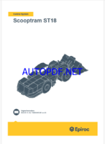 Epiroc Scooptram ST18 Control System Manual