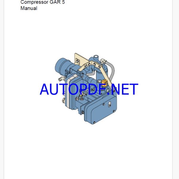 Atlas Copco Compressor GAR 5 Maintenance Manual