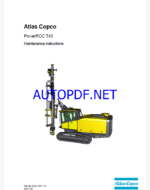 Atlas Copco PowerROC T45 Maintenance Manual