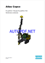 Atlas Copco PowerROC T30 and PowerROC T35 Maintenance Manual